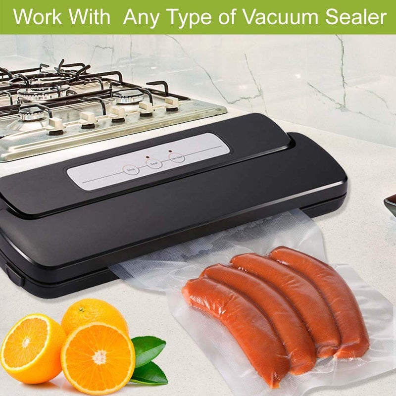 VacYaYa 4 Pack 8X50 Rolls (Total 200 feet) Vacuum Sealer Bags Rolls with BPA Free,Heavy Duty,Great for Sous Vide and Vac Seal storage Rolls - Image 3
